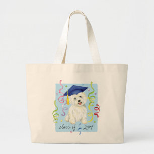 Grand Tote Bag Westie Graduate