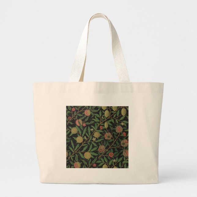 Grand Tote Bag William Morris grenade classique fruits (Devant)