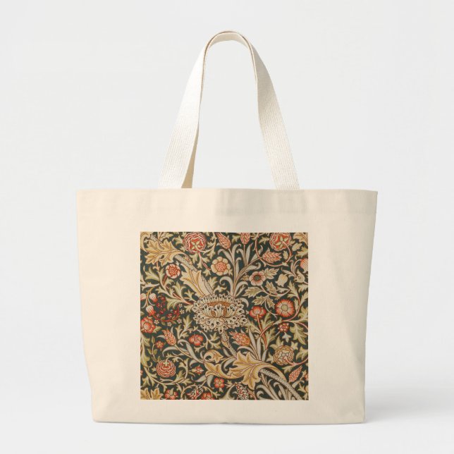 Grand Tote Bag William Morris Trent Garden Flower Classic Botanic (Devant)