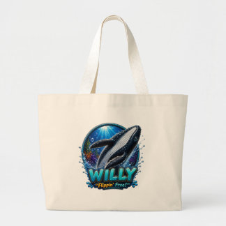 Grand Tote Bag Willy Whale – Flippin’ Libre. Drôle