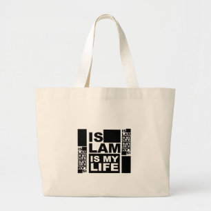 Grand Tote Bag Women Bag -islam est ma vie