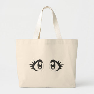 Grand Tote Bag Yeux de Manga
