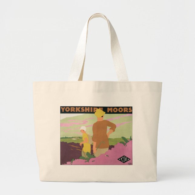 Grand Tote Bag Yorkshire amarre (Devant)