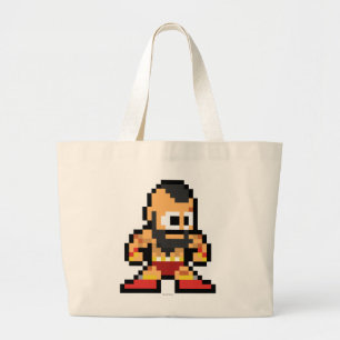 Grand Tote Bag Zangief à 8 bits