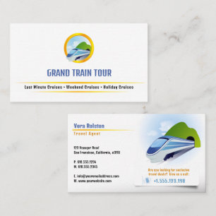 Grand Train   Travel Agent Business Card