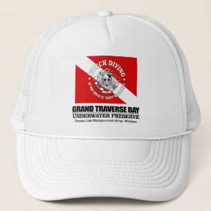 Grand Traverse Bay (best wrecks) Trucker Hat
