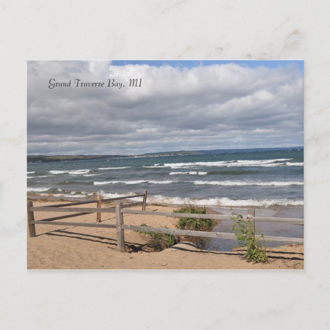 Grand Traverse Bay, MI Postcard (Front)