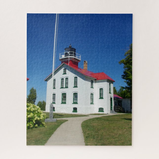 Grand Traverse Lighthouse Jigsaw Puzzle (Vertical)