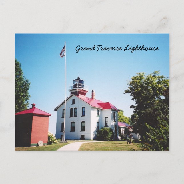 Grand Traverse Lighthouse Postcard (Front)