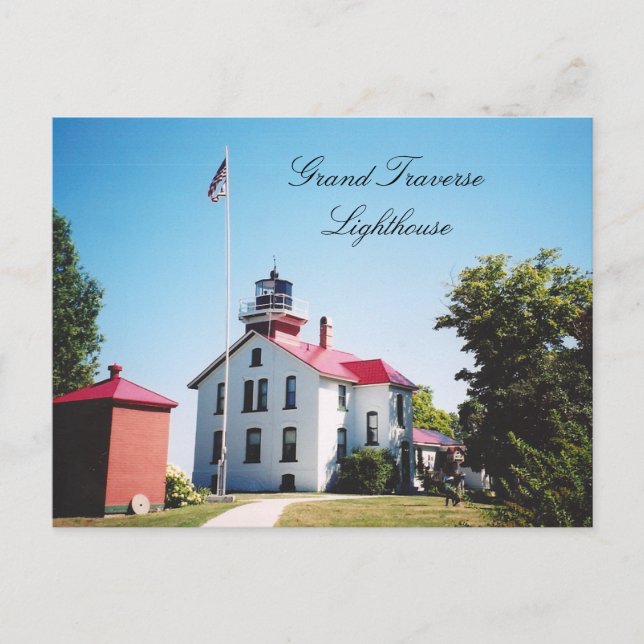 Grand Traverse Lighthouse Postcard (Front)