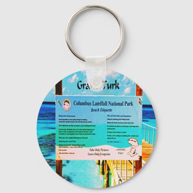 Grand Turk Keychain (Front)