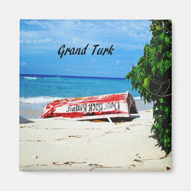 Grand Turk refrigerator magnet (Front)