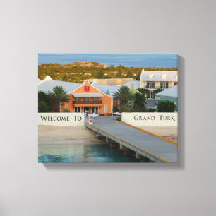 Grand Turk, Turks and Caicos, Hi def photography Canvas Print