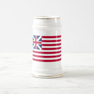 Grand Union, 1st USA Flag of Colonies Beer Stein