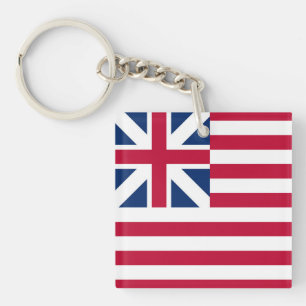 Grand Union, 1st USA Flag of Colonies Keychain