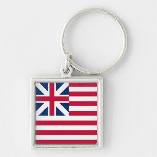 Grand Union, 1st USA Flag of Colonies Keychain