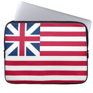 Grand Union, 1st USA Flag of Colonies Laptop Sleeve