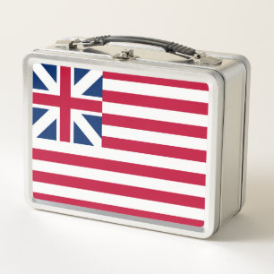 Grand Union, 1st USA Flag of Colonies Metal Lunch Box