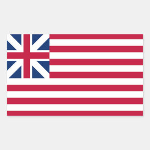 Grand Union, 1st USA Flag of Colonies Sticker