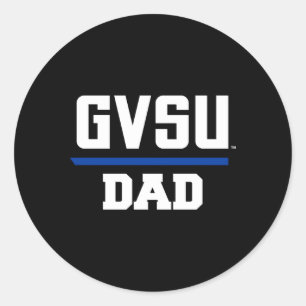 Grand Valley Gvsu Lakers Dad Classic Round Sticker