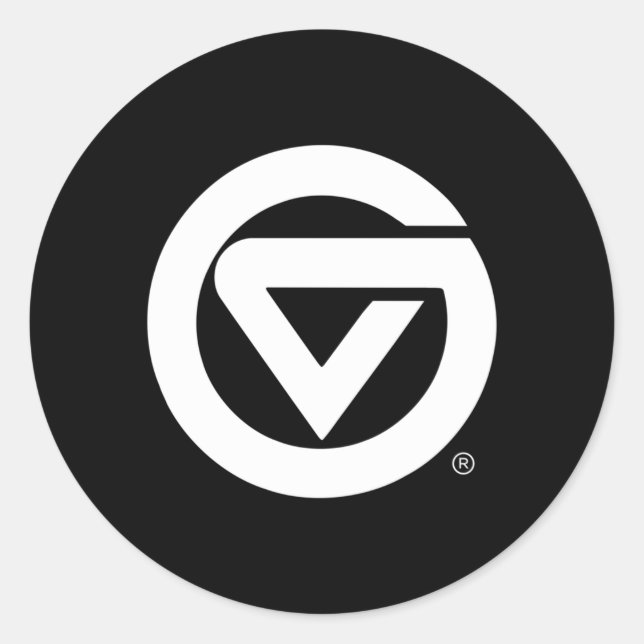 Grand Valley State Lakers Icon Classic Round Sticker (Front)