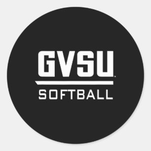 Grand Valley State University Gvsu Softll Apparel  Classic Round Sticker