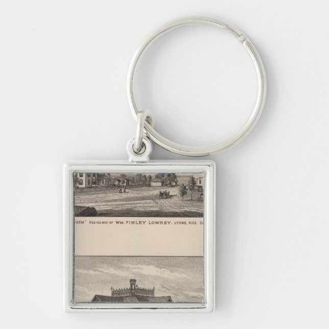 Grand View Farm, Kansas Keychain (Front)