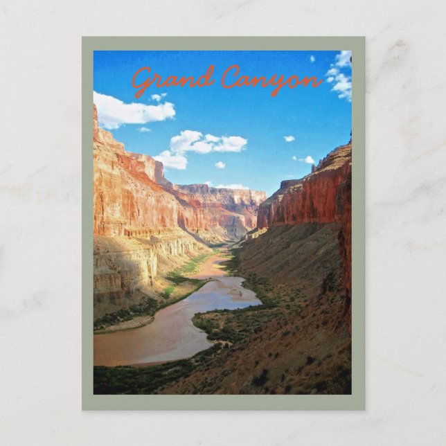 Grand View of the Grand Canyon Postcard (Front)