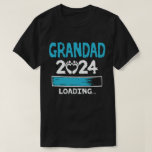 Grandad 2024 Loading New Grandfather Grandpa to be T-Shirt<br><div class="desc">A funny design that says "Grandad 2024 Loading" for proud new grandfather or Grandpa to be who is expecting new baby in the family,  to become a New Grandpa in 2024 Wear this to recognize your going to be a sweet and cool Grandad in the entire world!</div>