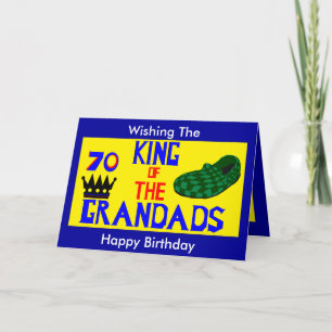 Grandad 70th Birthday card