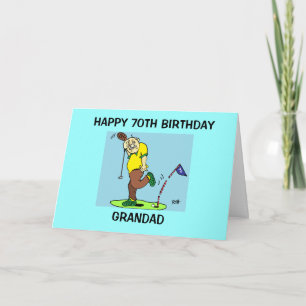 GRANDAD 70TH BIRTHDAY CARD