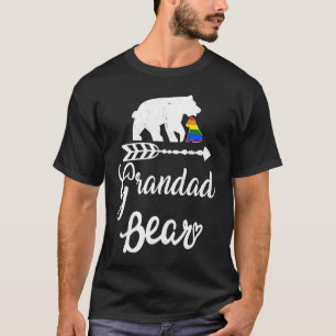 Grandad Bear LGBT LGBTQ Rainbow Pride Gay Lesbian T-Shirt