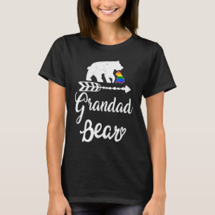 Grandad Bear LGBT LGBTQ Rainbow Pride Gay Lesbian T-Shirt