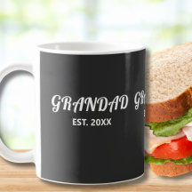 Grandad Established Bold White Typography