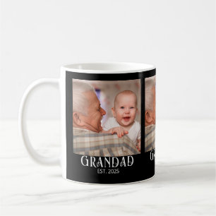 Grandad Established Photo Gift Coffee Mug