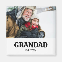 Grandad Established Photo Gift