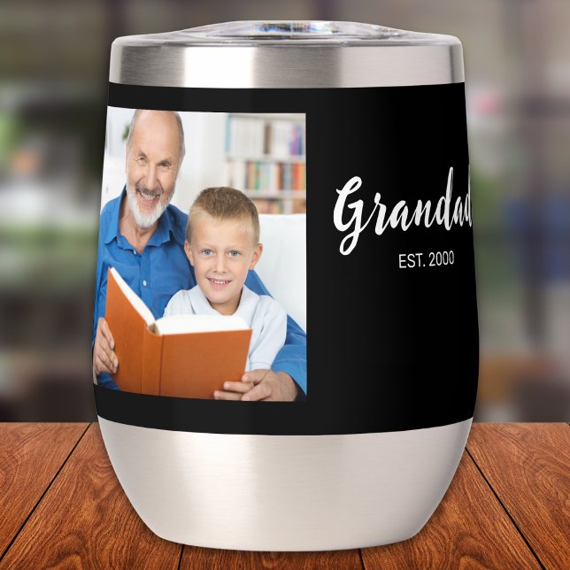 Grandad Established Script Photo Black (Creator Uploaded)