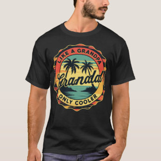 Grandad Like a Grandpa Only Coole T-Shirt