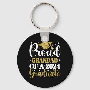 Grandad Of A 2024 Graduate Graduation Matching Fam Keychain