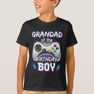 Grandad Of The Birthday Boy Video Game B-day Top G
