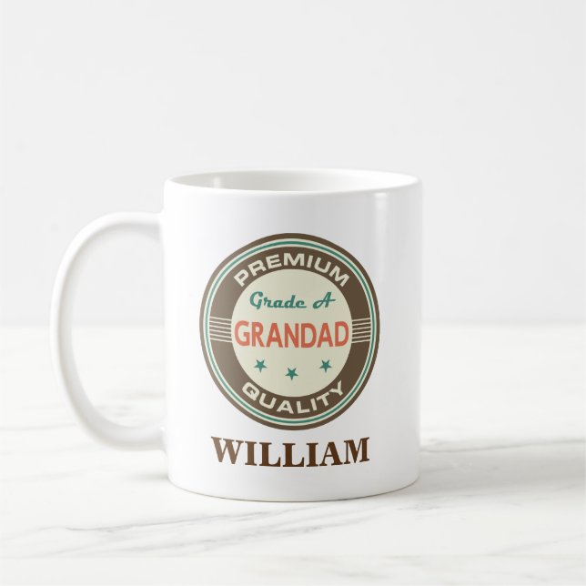 Grandad Personalized Office Mug Gift (Left)