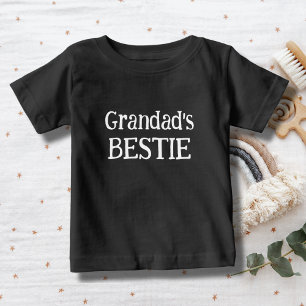 Grandad's bestie, cute baby T-Shirt