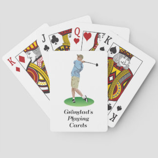 Grandad's Playing Cards golfer