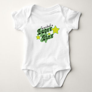 Grandad's Super Star Baby Bodysuit