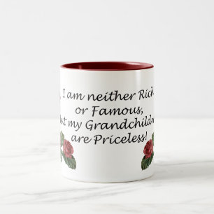 Grandchildren are Priceless Two-Tone Coffee Mug