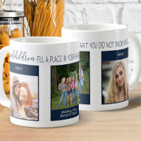 Grandchildren Fill a Place Quote 3 Photo Blue