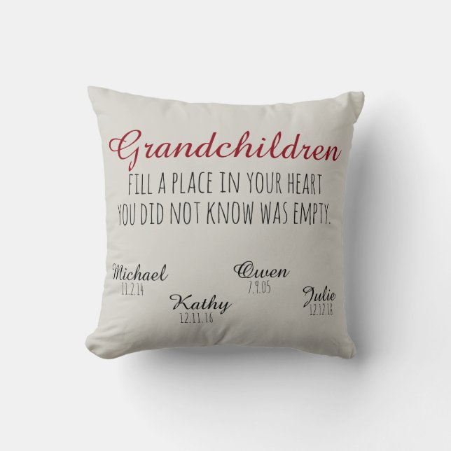 Grandchildren Pillow (Front)