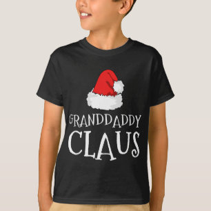 Granddaddy Claus Christmas Hat Family Group Matchi T-Shirt