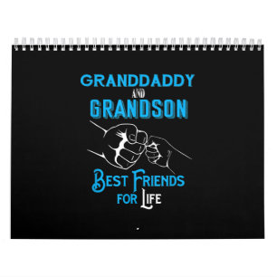 Granddaddy & Grandson Best Friends For Life Calendar