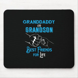 Granddaddy & Grandson Best Friends For Life Mouse Pad